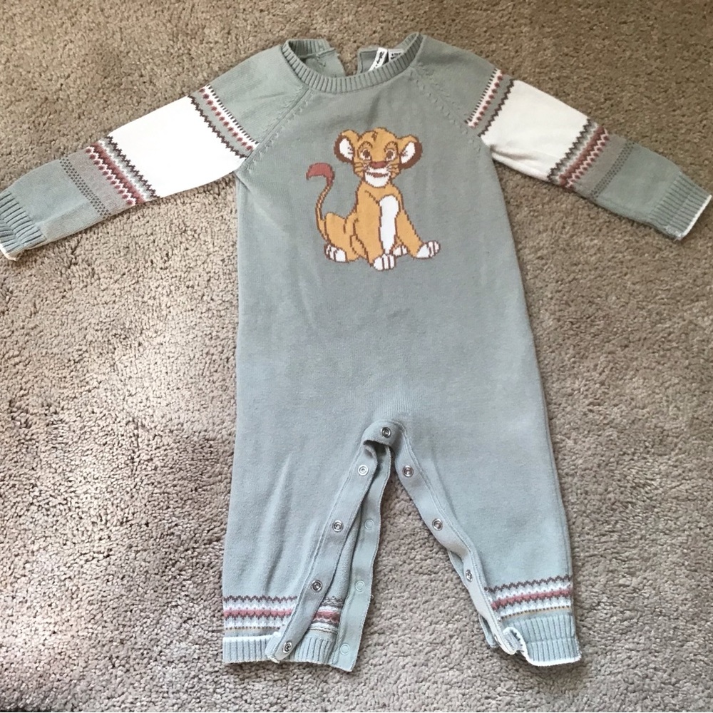 Janie and Jack Light Green Sweater - Picture 2 of 4